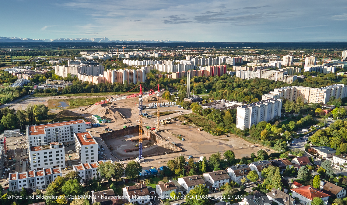 27.09.2020 - Baustelle Alexisquartier in Neuperlach